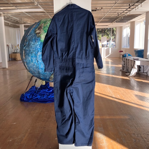 Blue utility overalls - Picture 3 of 9